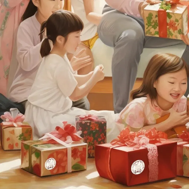 ملصقات مخصصة على شكل زهور شكرًا لك، ملصقات هدايا عيد الشكر بحروف واحدة، ملصقات ملصقات بنمط زهور للهدايا #6