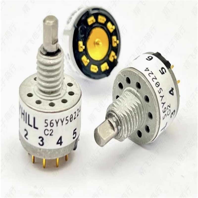 

1 PCS GRAYHILL56YY50224 Rotary Band Switch, 1-knife 9-speed Medical Switching Switch, USA