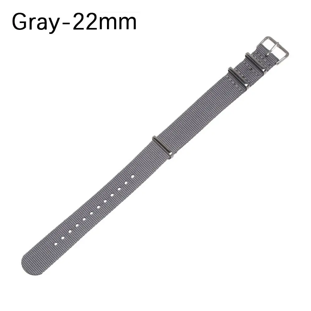 18 20 22 mm Fashion Adjustable Women Man Nylon Weaving Bracelet Watch Strap Replacement Loop Watchband