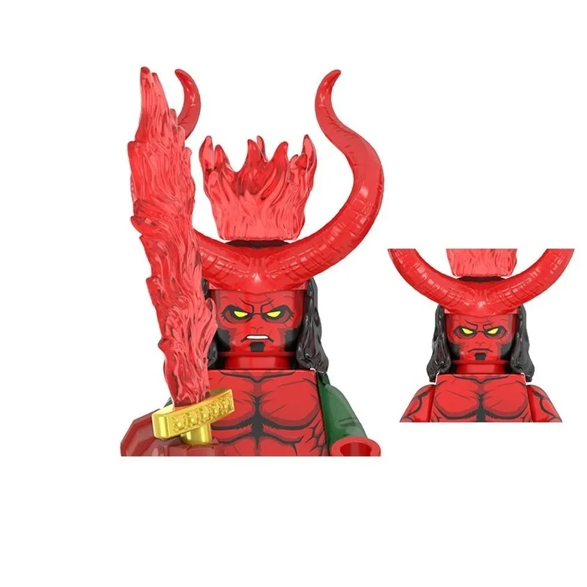 WM2422 WM2421 Hellboy Building Block Mini Action Figure Toys view 4