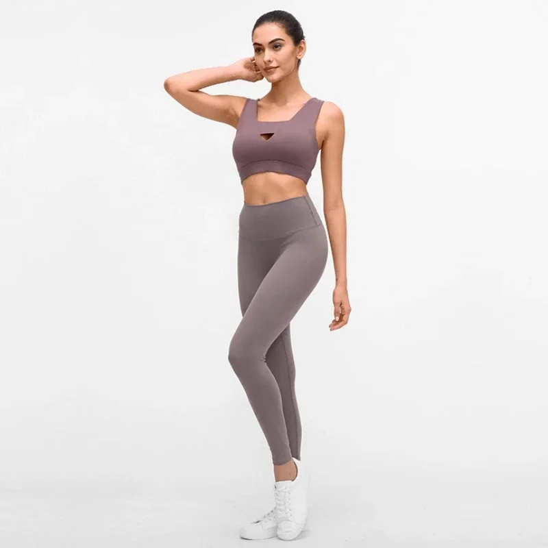 2024 High Waist Naked Feeling Yoga Pants Push Up Sports Leggings Women Fitness Running Seamless Leggings Gym Girl Leggings