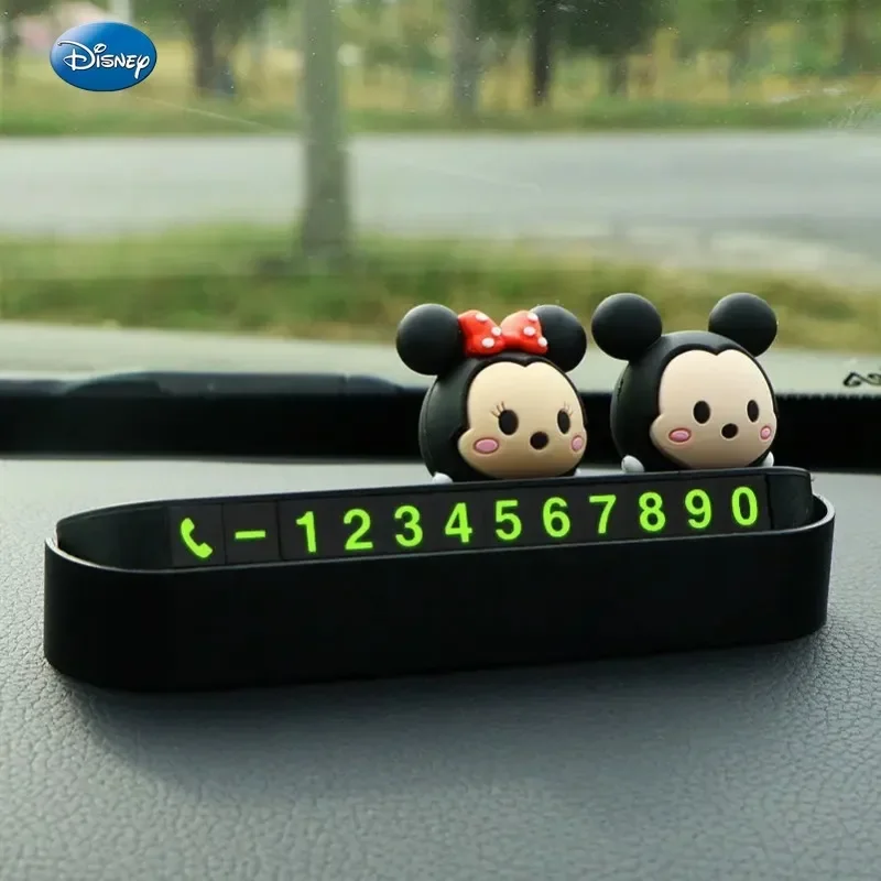 

Disney Car Temporary Parking Sign Hidden Magnet Adsorption Doll Cartoon Cute Car Decoration Interior Decoration car decor