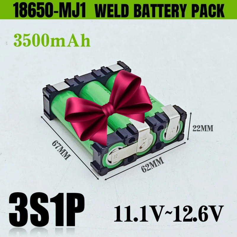 Trapano Elettrico Per Cacciavite Elettrico Con Batteria Ricaricabile Agli Ioni Di Litio 2S1P 3S1P 4S1P 5S1P 6S1P 3500Mah 18650MJ1