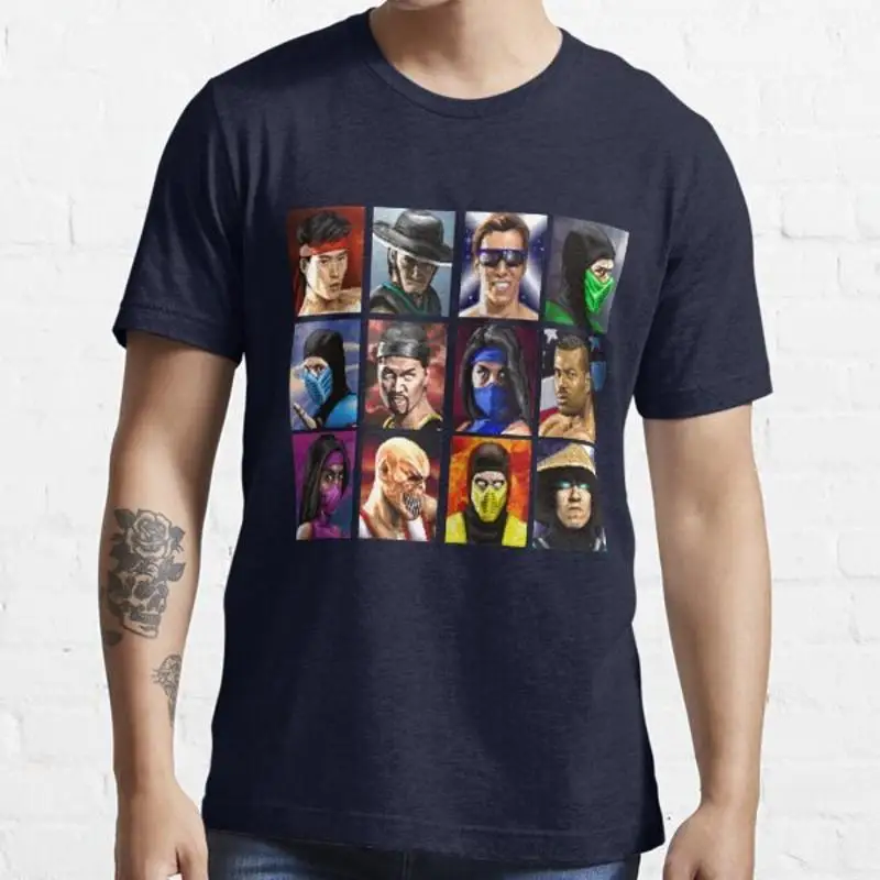 Classic Mortal Kombat II Select Fighters Video Game Essential T shirt