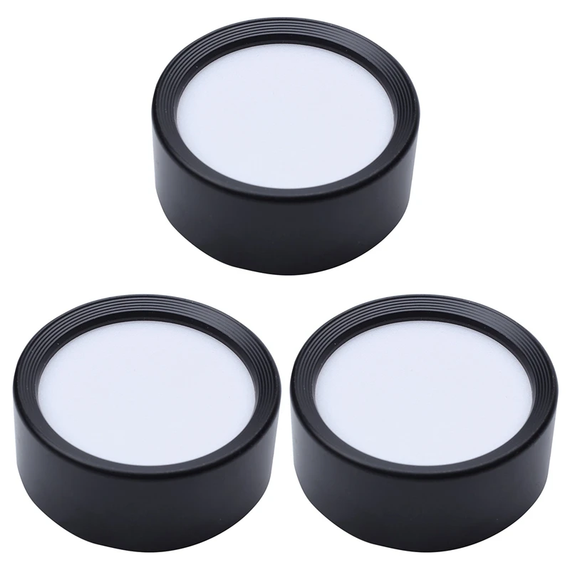 3X Round Surface Mounted LED Downlight Ceiling Lamps Spot Light 220V Ceiling Lamps Neutral Light 4000K 5W Black Shell