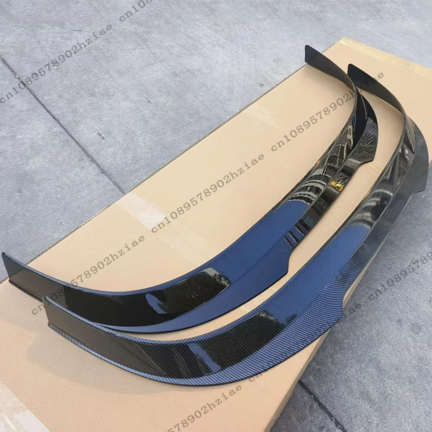 غطاء جناح سبويلر للتمديد العلوي لسيارة VW Golf MK8 MK8.5 GTI/R Clubsport 2020-2024 غطاء سبويلر للسقف الخلفي باللون الأسود اللامع