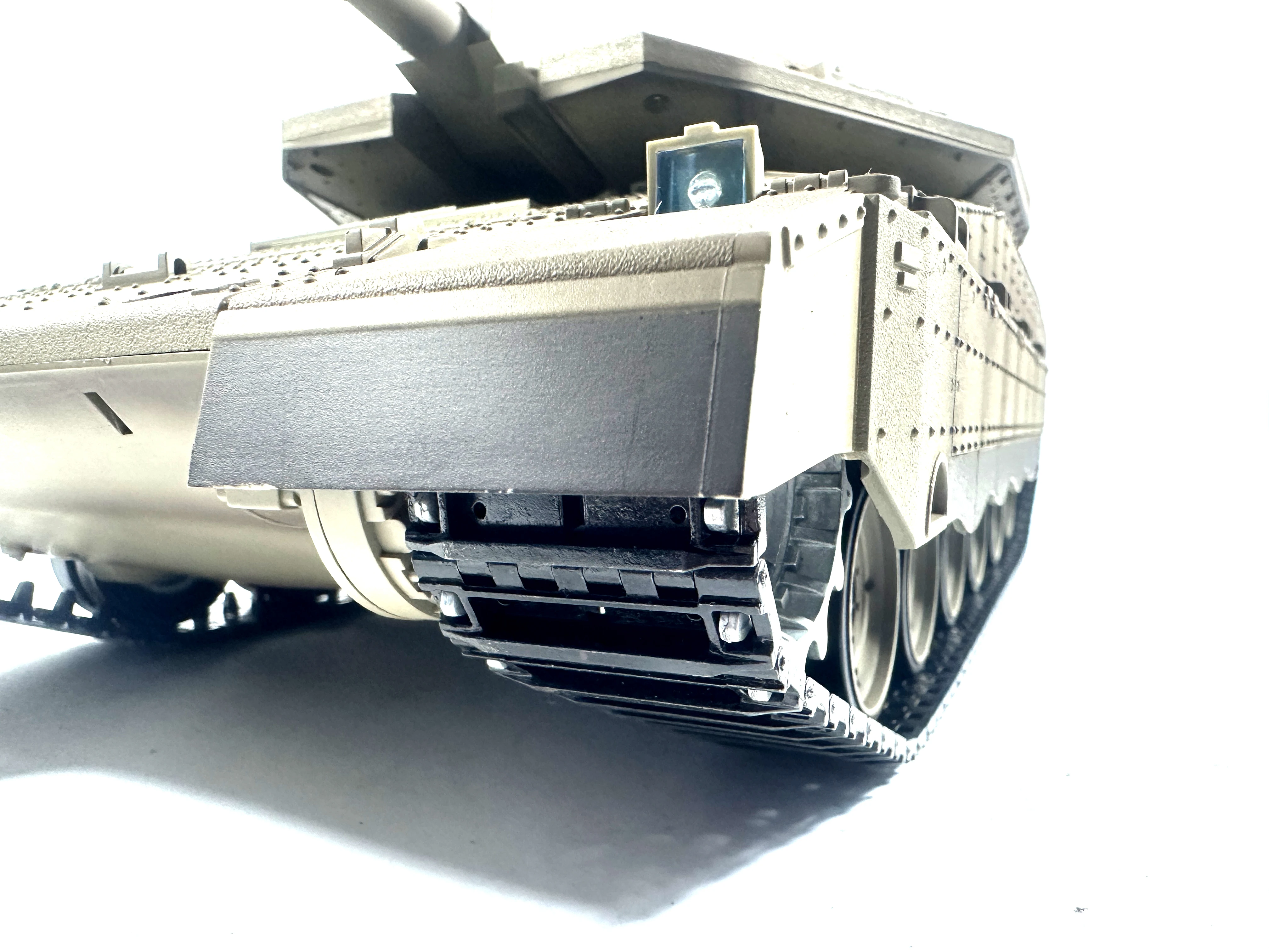 Zestaw ulepszeń MATO Metalowe Gąsienice Koła Napędowe Napinacze do Heng Long 3958 1/16 RC Czołg Merkava IV