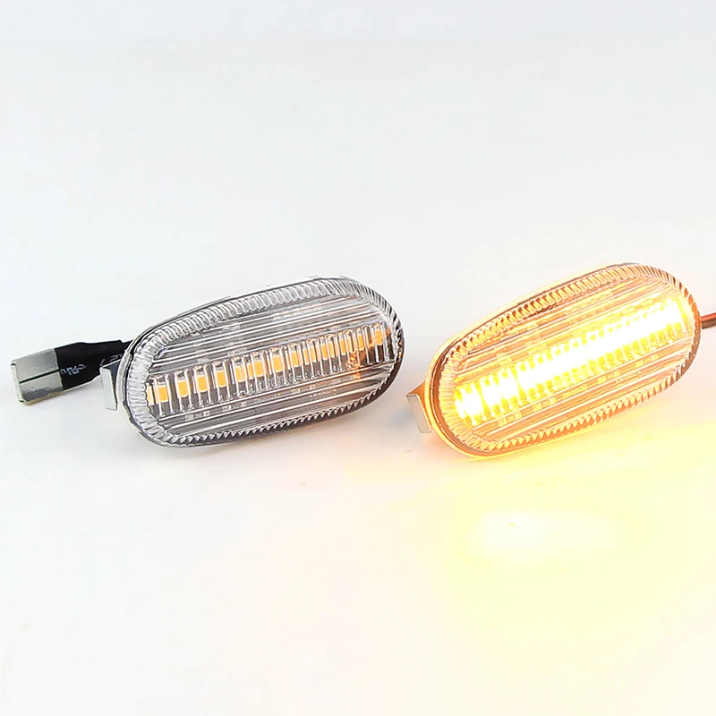 2×for Fiat Bravo 2 198 for Alfa Romeo MiTo 955 GT 147 937 - Car LED Side Marker Light Flowing Turn Signal Indicator Lamp Blinker view 5