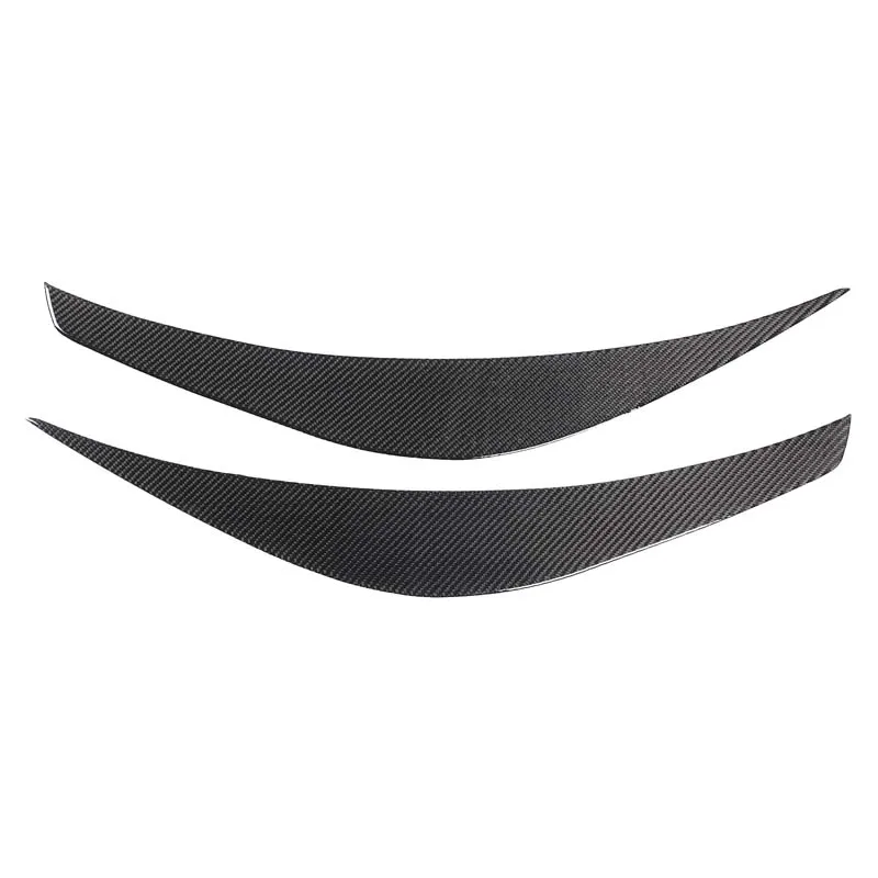 

2Pcs soft carbon fiber For Hyundai Veloster 2011-2017 car headlight eyebrow decorative sticker exterior protection accessorie