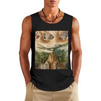 Microcosm (The Determinism), by Remedios Varo Tank Top Men's clothes Men's t-shirts Men's gym t-shirts Muscle fit