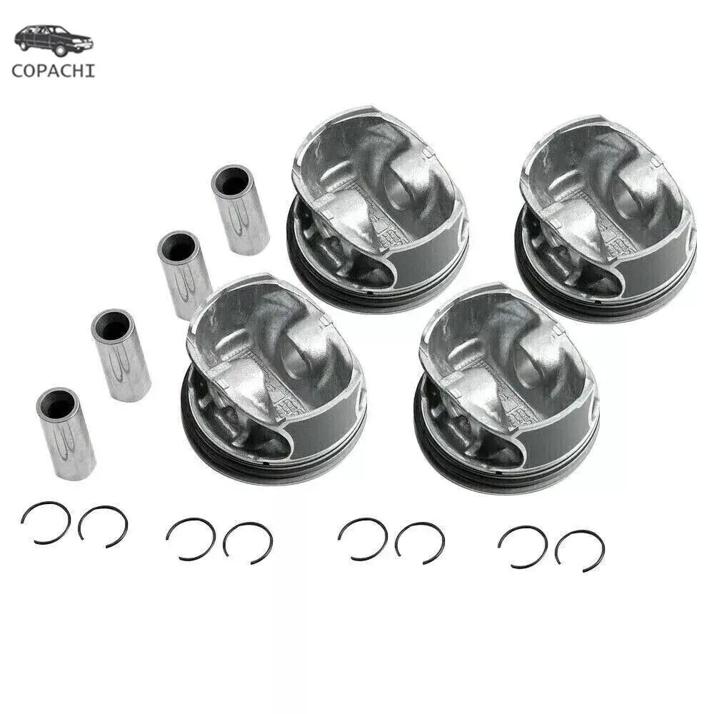 

4PCS Auto Pistons &Rings Set Φ83mm 2700301717 For Mercedes-Benz A200 CLA200 GLA200 1.6T M270.910 Car Accessories Parts