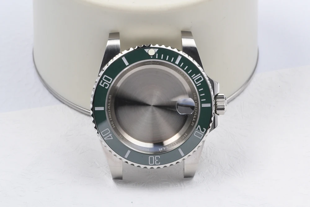 Stahlgehäuse GHOST C3 Leuchtendes Saphirglas Taucheruhrengehäuse für NH35/NH36 Automatikwerk Uhrenmod passend für Seiko Mod – Detail 6