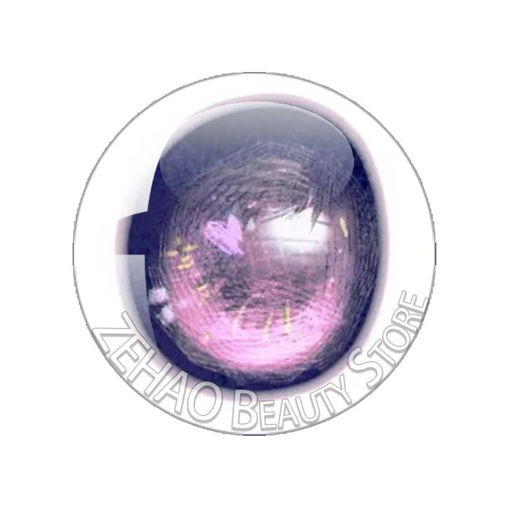 Hot Sales 12pcs Eyes 10MM-40MM Round Blyth BJD Doll Glass Eye Chips Cabochon Handmade Drop Glue Eye Pupil Girl Toy DIY JD008