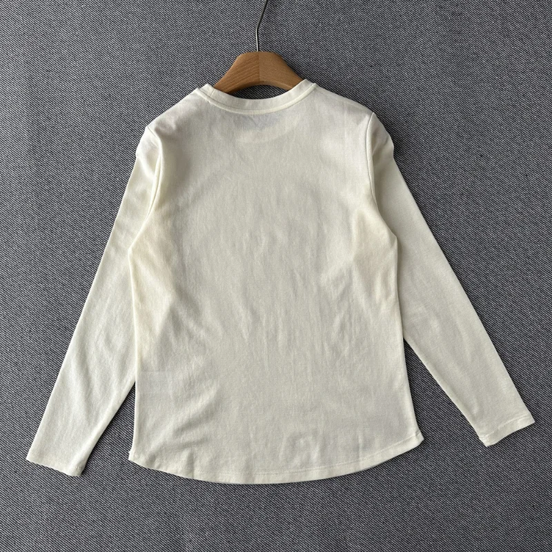 2023 Women's Round Neck Slim Breathable Long Sleeve T-Shirt