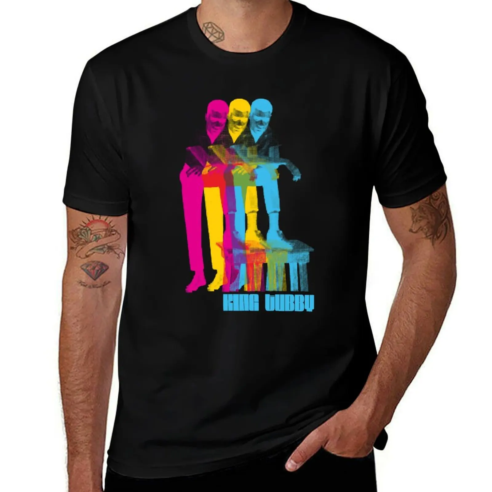 King Tubby , Reggae , Dub T-Shirt Comfortable Basic Crew Neck Tee T-Shirt