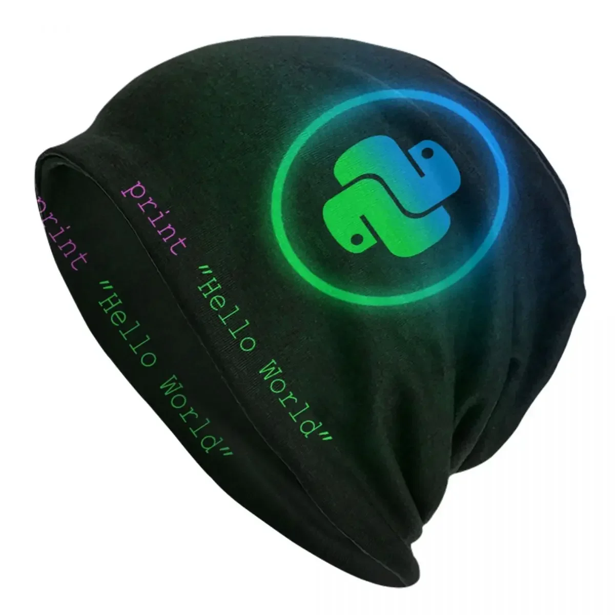 Computer Programming Coder Python Bonnet Hats Hip Hop Knitted Hat  Warm Winter Programmer Developer Skullies Beanies Caps