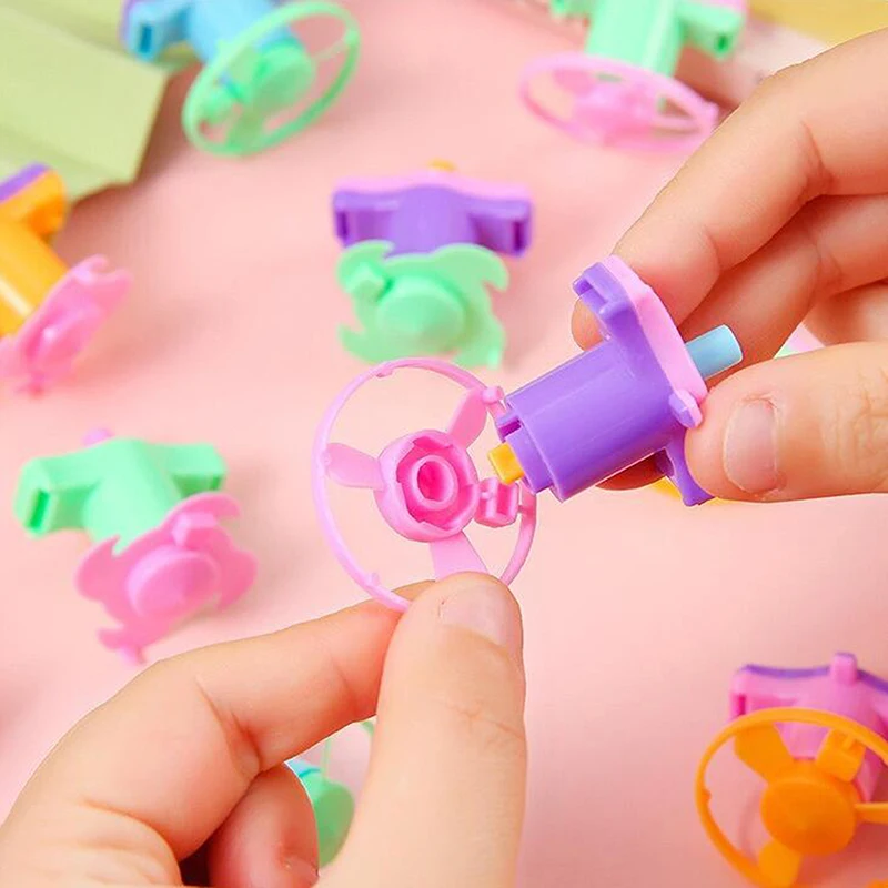 Mini giroscopio giratorio de velocidad de torsión para niños, regalo de Navidad de 10 piezas, recuerdos de fiesta de cumpleaños, recompensas de aula