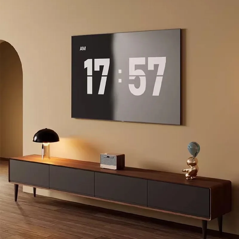 modern simple living room coffee table combination large and small apartment household floor cabinet Nordic TV cabinet