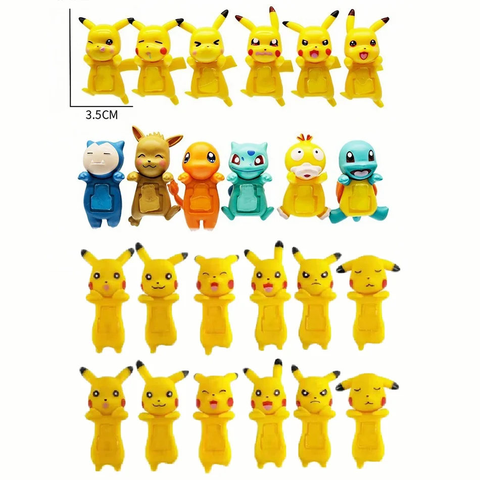 12 Uds. Caja ciega de Sonny Angel Mini figura Pokemon serie limitada figuras de Anime muñecas lindas para niños regalo de cumpleaños de Navidad