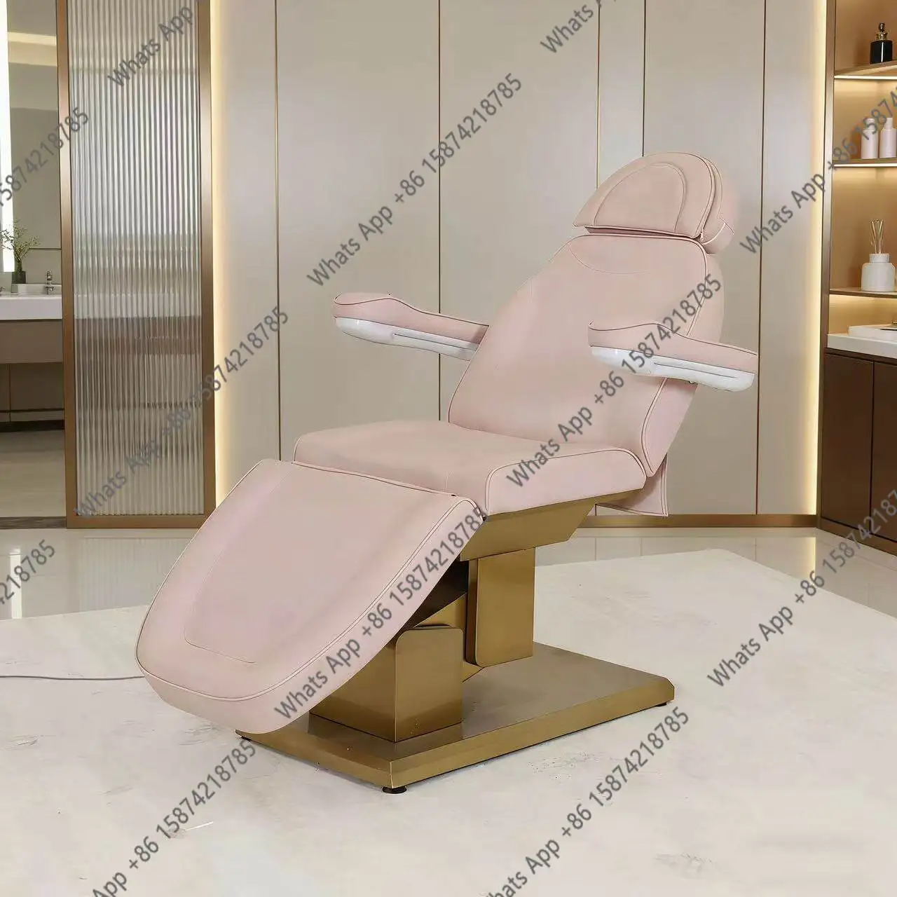 

New high-end electric lifting beauty bed, multi-functional eyelash embroidery tattoo bed for beauty salons