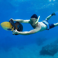 500W Underwater Scooter Waterproof Electric Sea Scooter Dual Speed Underwater Propeller Scuba Sea Scooter Upgraded