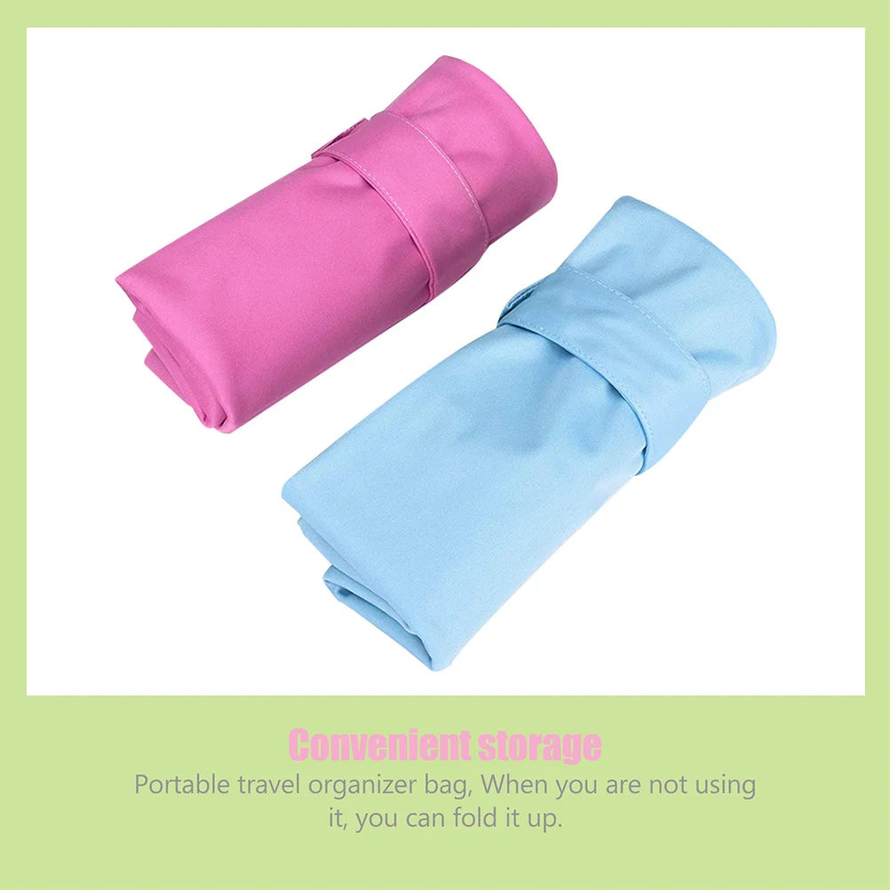 2 szt. Torby na pieluchy z podwójnym zamkiem błyskawicznym, wielofunkcyjne, wodoodporne torby do przechowywania pieluch dla niemowląt, podróżne torby na mokre rzeczy, wodoodporne torby podróżne