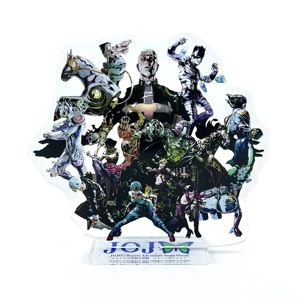 JO no Bizarre Adventure  Stone Ocean group Jolyne Hermes Anasui Emporio Weather Report FF Pucci  acrylic standee figurines