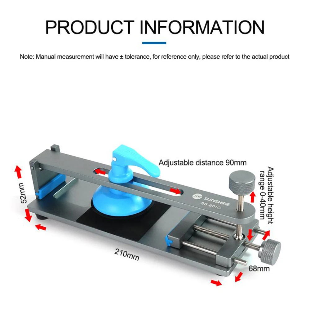 SUNSHINE Universal Mobilephone LCD Screen Separator Tool - Heat-Free Screen Separation Fixture for Phone Repair
