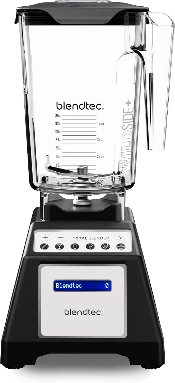 BlenderJar (90 oz) Professional Grade Power  6 Pre-programmed Cycles 10 speeds  Black