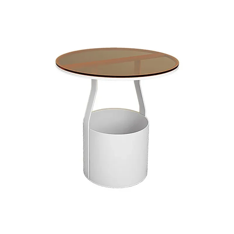 Table d'appoint de canapé moderne, rangement simple