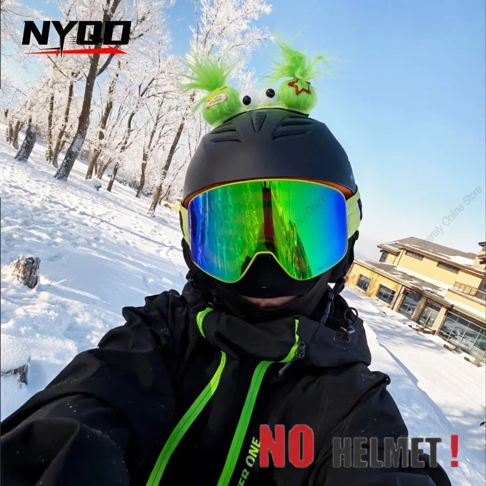 New Ski Helmet Hat Cover Decoration Super Cute Children's Cartoon Electric Car Unisex Helmet Decoration