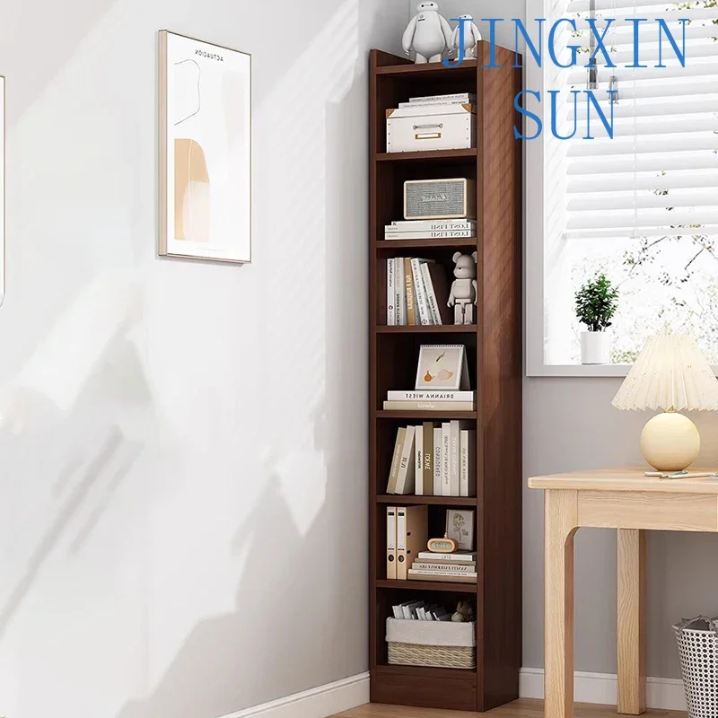 Shelf Small Bookshelf Bedside Wood Corner Bibliotheque Bibliotheque Desktop Bedroom Estanteria Habitacion Furniture Livingroom