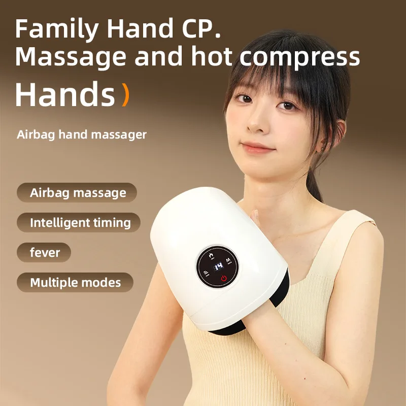 Electric Hand Massager For Pain Relief Arthritis Carpal Tunnel Therapy Portable Rechargeable Finger Wrist Comfort Device