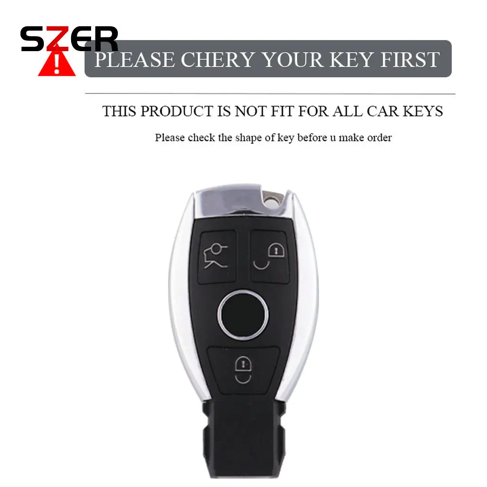 Funda para llave de coche de TPU, carcasa para Mercedes Benz A C E S G clase GLA CLA GLK ML GLC CLS W204 W176 W212 W463 W205, llavero Fob