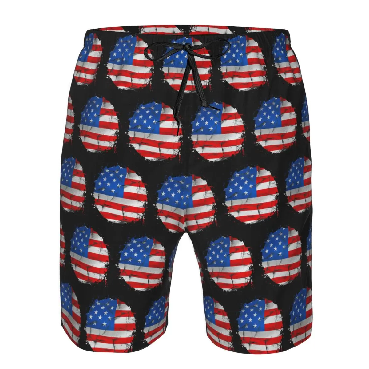 

USA America American Flag Trunks Beach Board Shorts Casual Quick Dry Swim Summer Men Pants