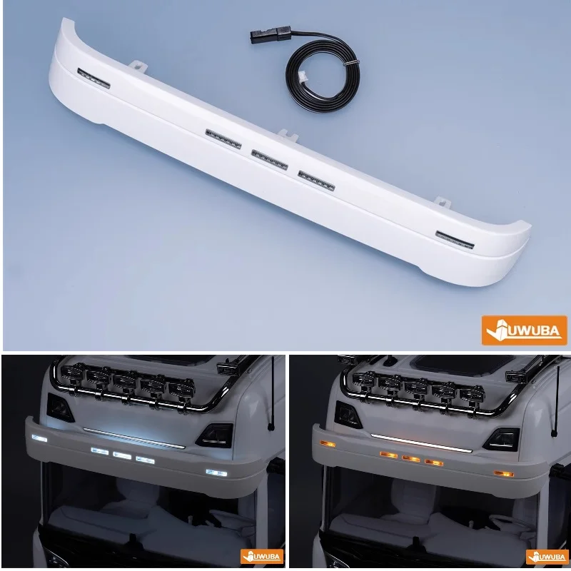 

1:14th Scale LED Simulation Sun Visor Light Lamp for Tamiya RC Dump Truck SCANIA 770S 6X4 56368 8X4 56371 Car Upgrade