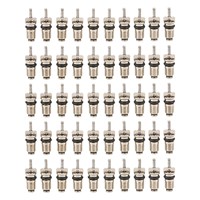 50Pcs Universal Car Air Conditioning R134 Valve Core Auto AC System High Pressure Valve Stem Core Automobile Accessories Kits