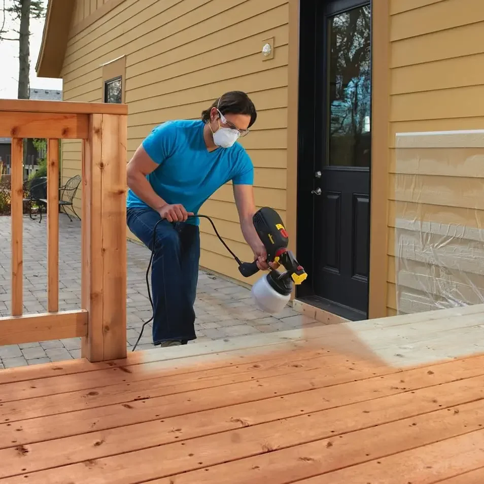 Wagner Spraytech 0529011 FLEXiO 570 Handheld HVLP Paint Sprayer, Sprays Most Unthinned Latex, Includes iSpray Nozzle, Complete A