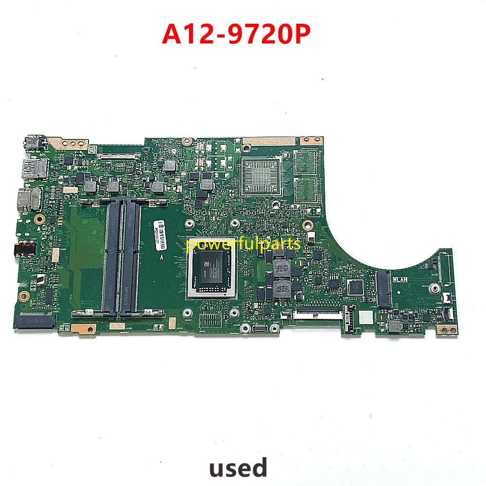 Working Good For Asus X510 X510QR Motherboard Mainboard With A12-9720P Cpu REV.2.0 Used Tested Ok