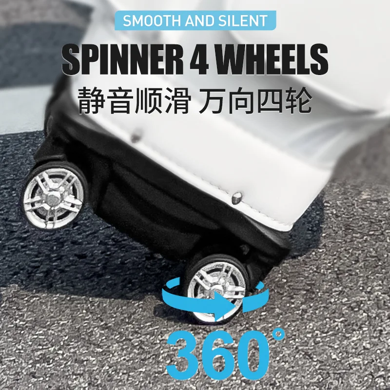 PGM Golf Bags High Quality Woman Transparent Colorful Hidden Trolley Pulley Water-repellent Bag with 4 360 Wheels QB168