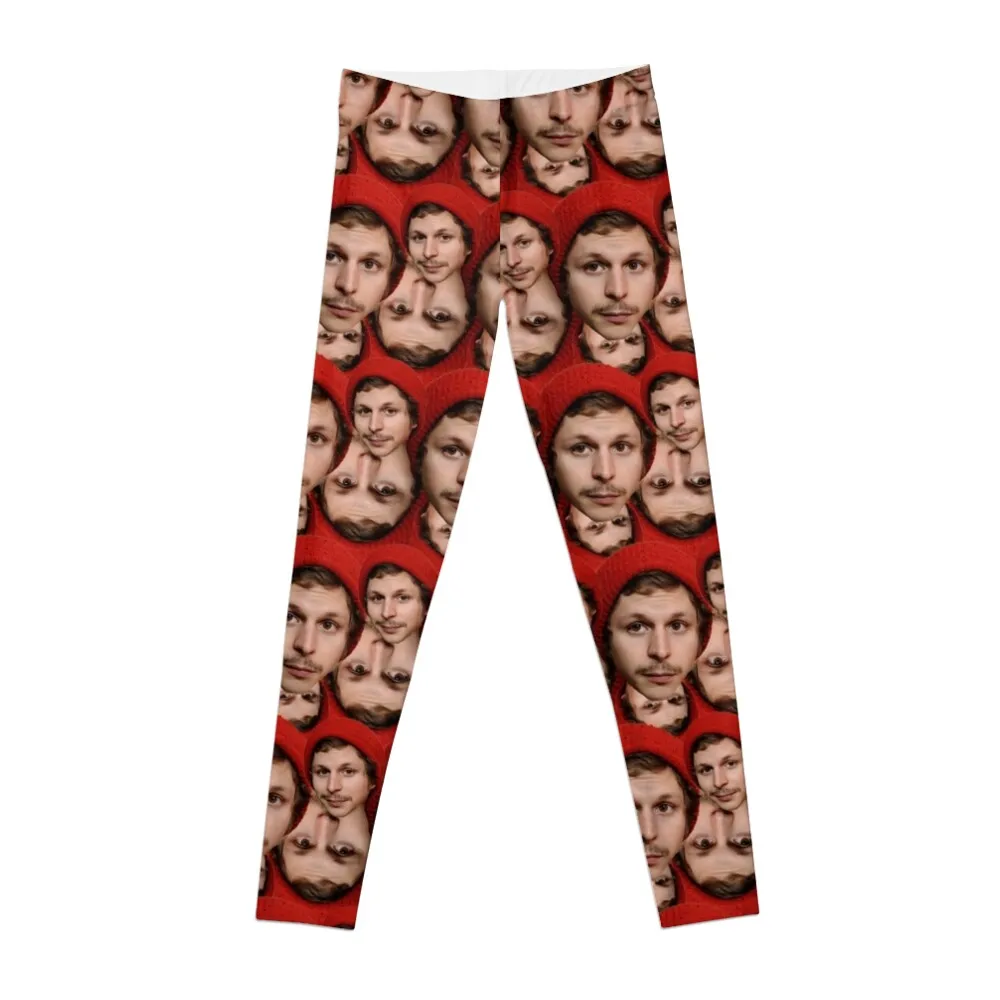 Michael Cera Plz- Full Pattern Leggings sporty woman push up Sports pants for Fitness woman Womens Leggings