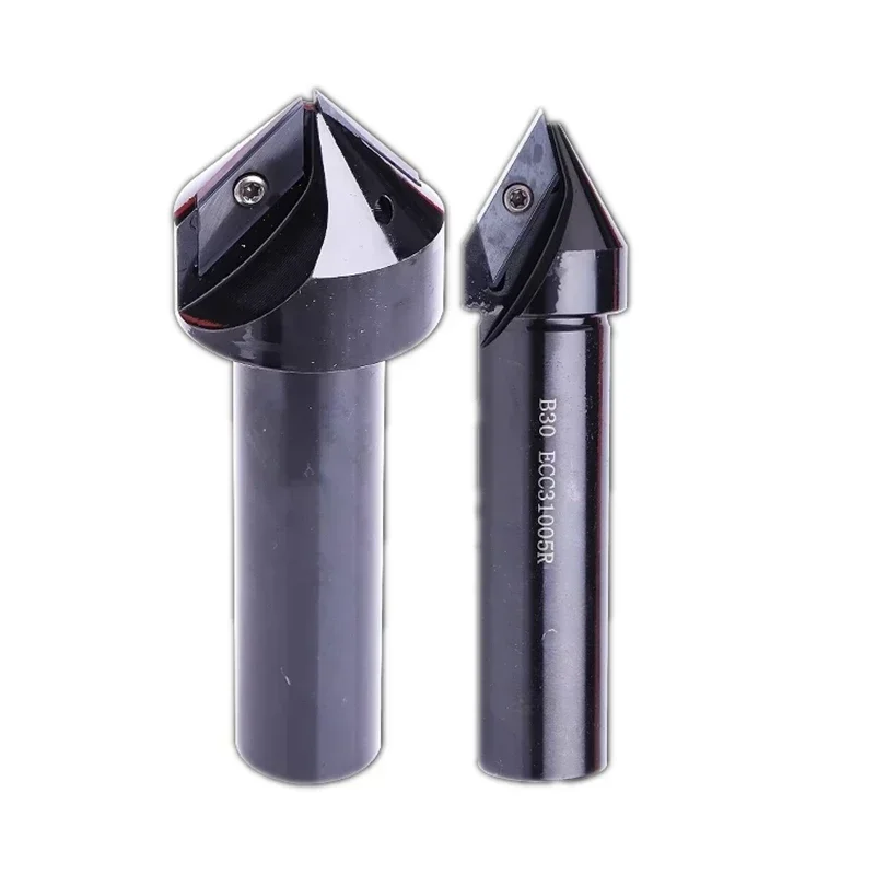 Imagem -03 - Inserir Longa Cnc Chanfro Ferramenta Grande Diâmetro Chanfro Cortador Ecc31005r Ecc17005r 30 Graus 45 Graus 60 Graus Xcet170404 Xcet310404