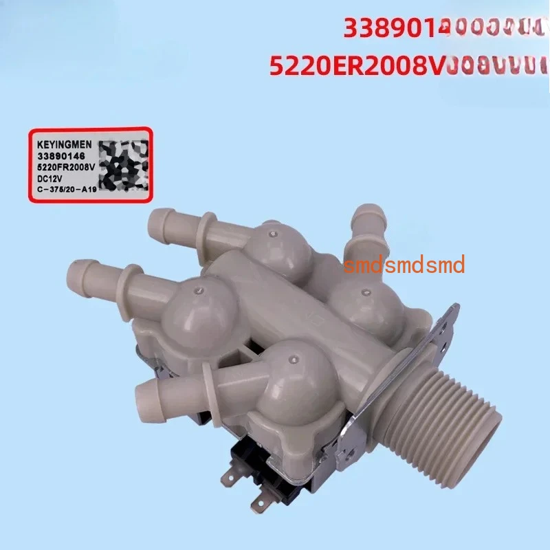 Water inlet 4- solenoid valve 5220FR2008V DC12V for LG Drum Washer DD