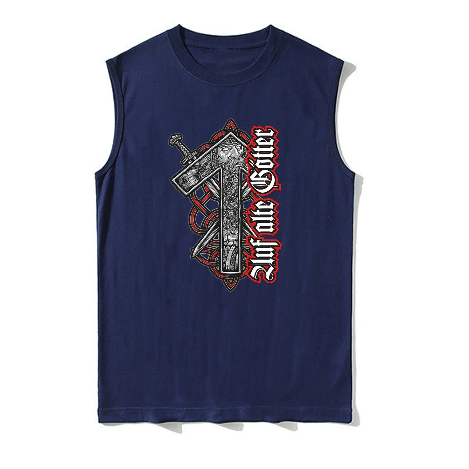 Old Gods Odin Tiwaz Rune Justice Honor and Sacrifice Valhalla Tank Top 100% Cotton O-Neck Summer Casual Mens Vest Sleeveless Tee