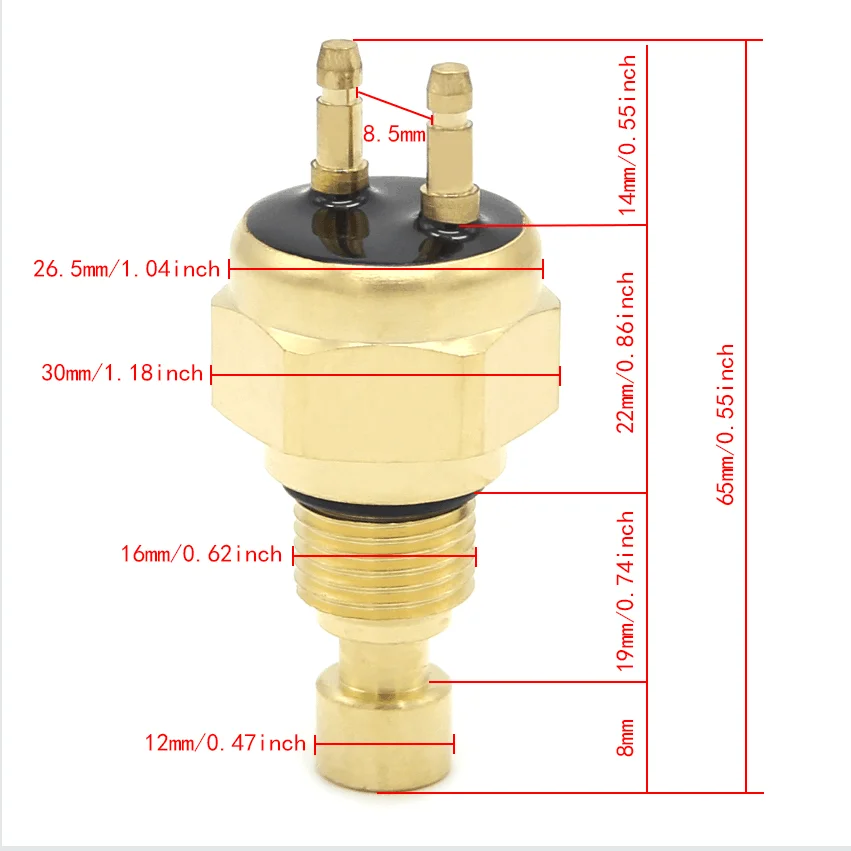 KFX 700 Motorcycle Water Temp Temperature Sensor For Kawasaki KFX700 V-Force KSV700 Prairie 700 4x4 KVF750 Brute Force 750 4x4i