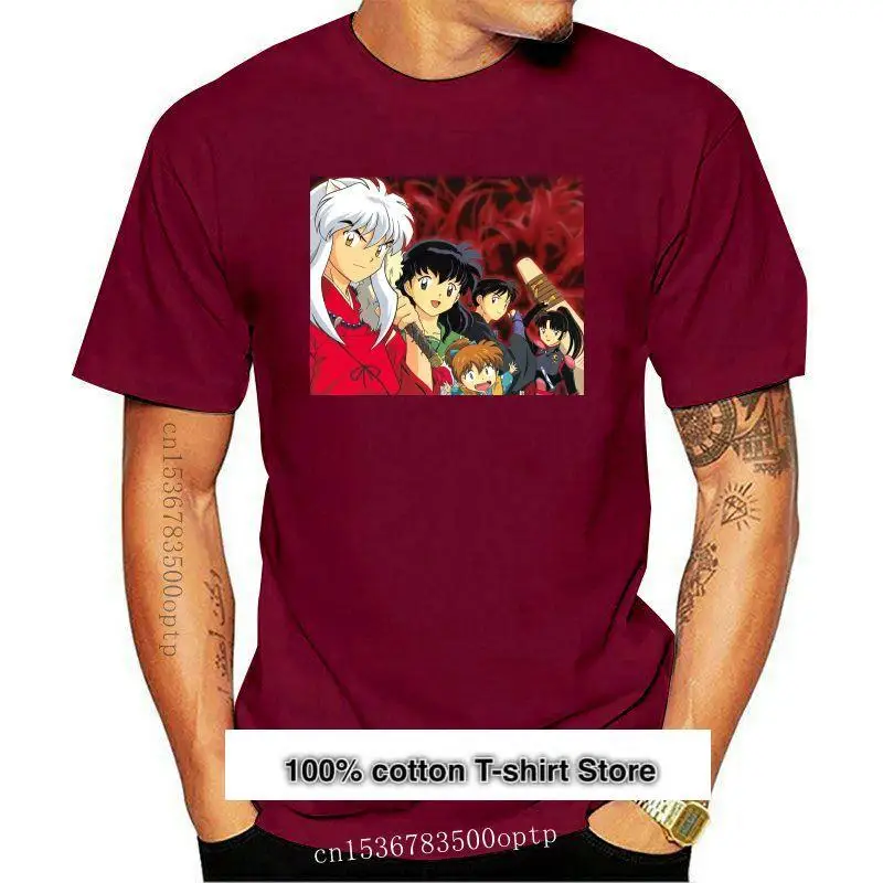 

Camiseta de Anime del grupo Inuyasha, ropa de marca nueva