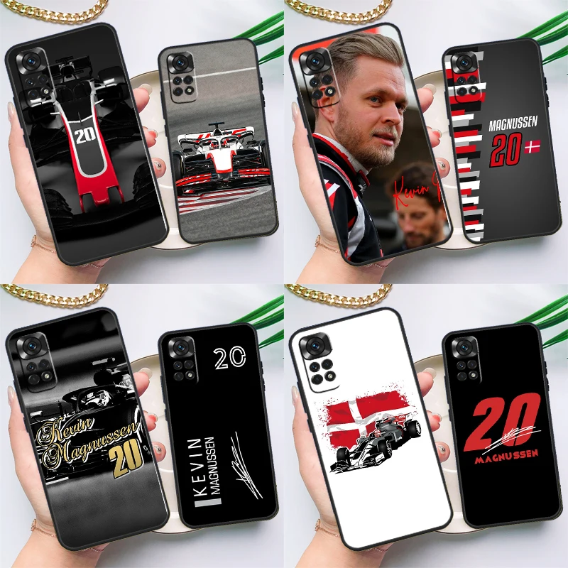 Kevin Magnussen F1 Case For Xiaomi Redmi Note 8 9 10 11 12 Pro 8T 9S 10S 11S Redmi 12C 9C 9T 10A 10C Cover