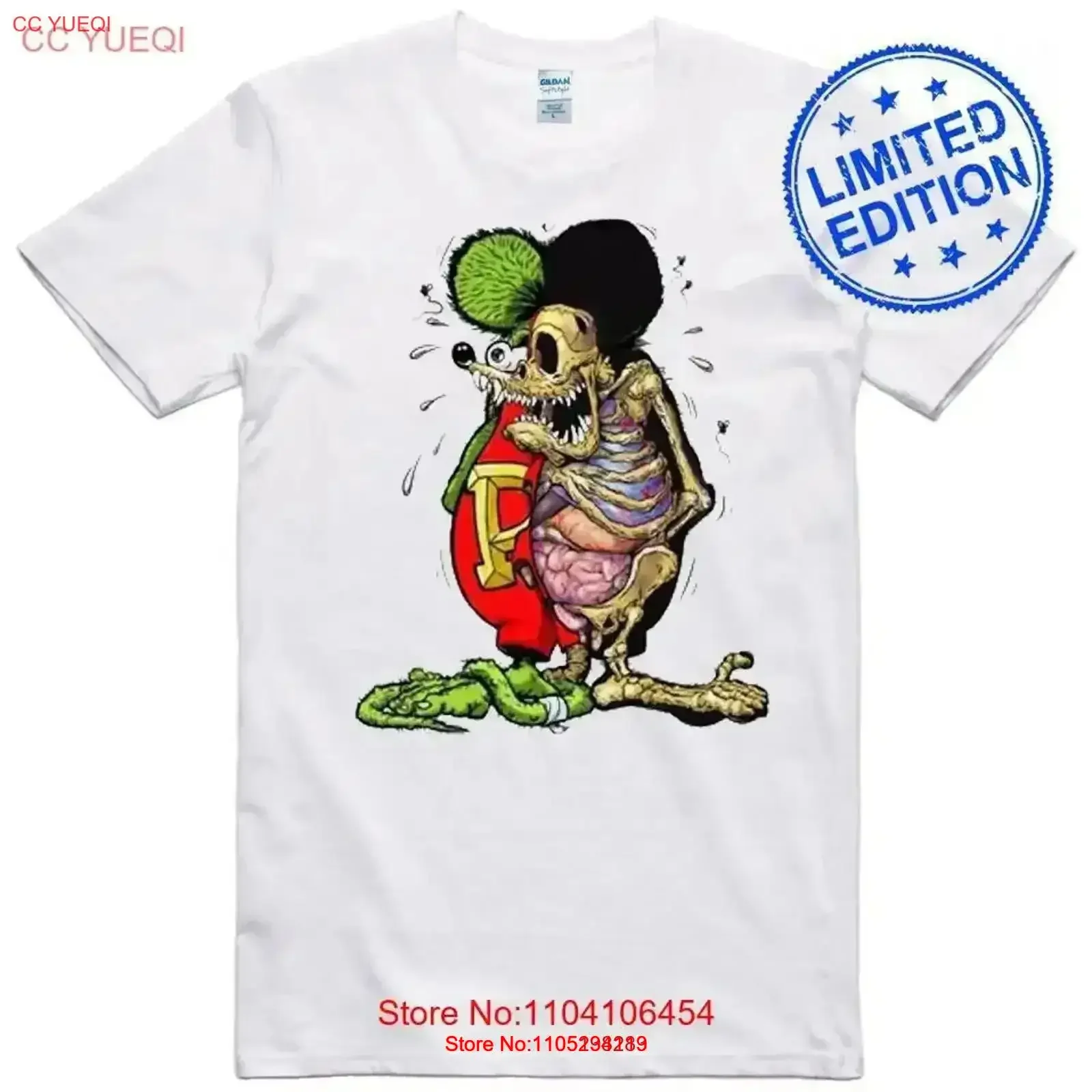 NEW Ed Roth Rat Fink White T shirt Basic For Fan S 5XL vintage Washed Top Everyday Wear graphic Slightly Stretched Soft Casual