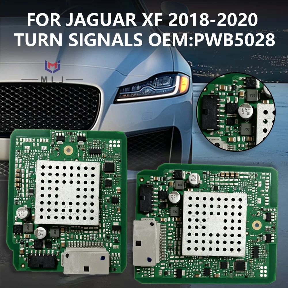 For Jaguar XF 2018-2020 Xenon Headlight Replacement Parts PWB5028 Angel Eyes DRL Turn Signal Light Driver Module PCB Chip Board