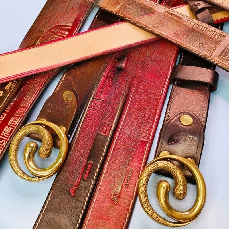 حزام الحزام المتوحش، هدية عيد ميلاد عيد الحب من الجلد الراقية #3